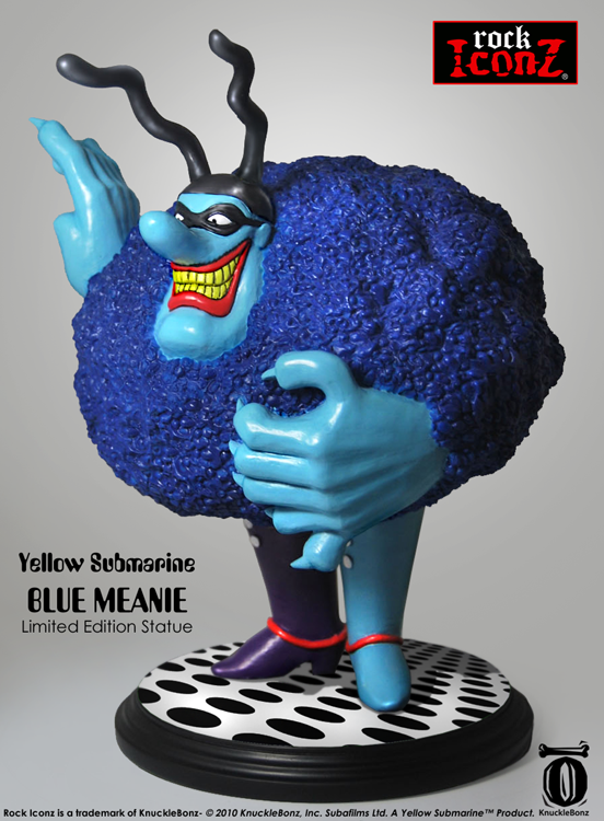 Beatles Collectible 2010 KnuckleBonz Yellow Submarine Blue Meanie Rock Iconz Statue Figure