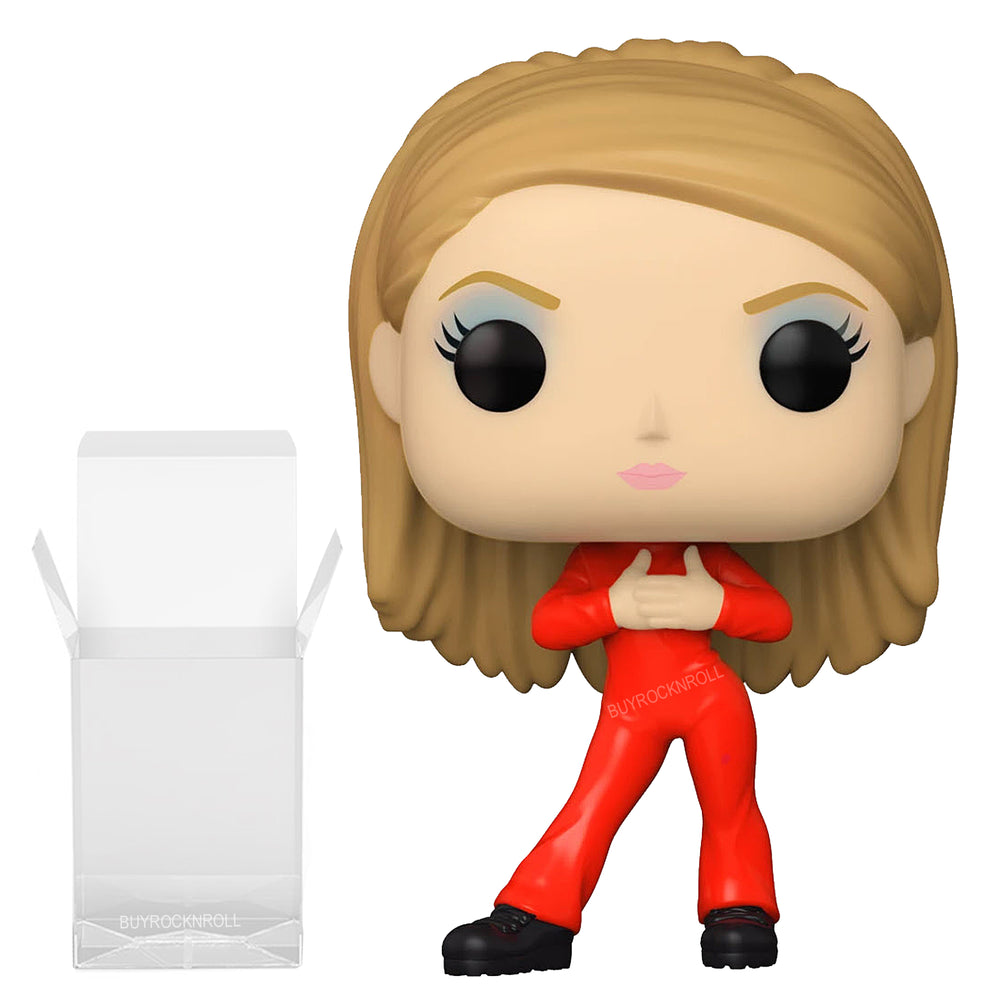 Britney Spears Funko Pop Rocks Oops I Did it Again Catsuit Figure #215 in Funko Foldable Protector