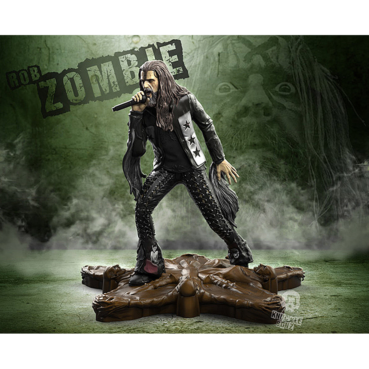 New! Rob Zombie Collectible 2018 KnuckleBonz Rock Iconz Statue Figure #266/1965