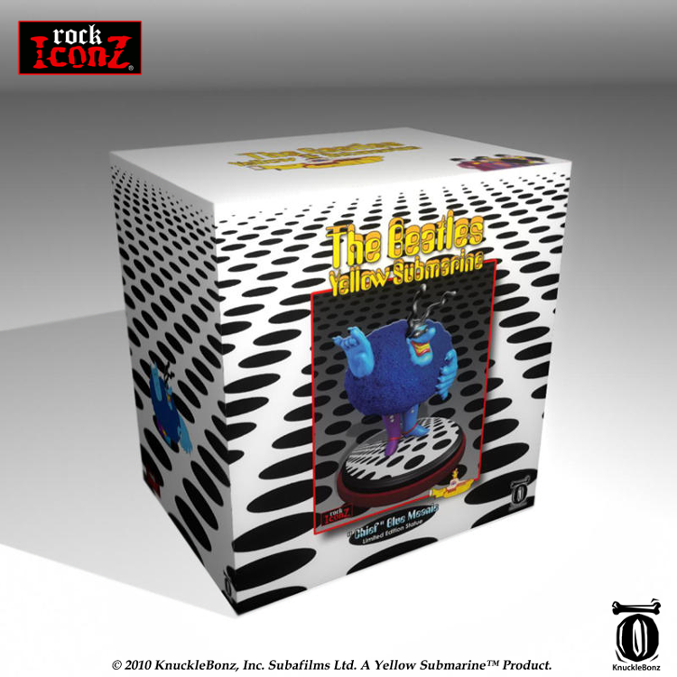 Beatles Collectible 2010 KnuckleBonz Yellow Submarine Blue Meanie Rock Iconz Statue Figure