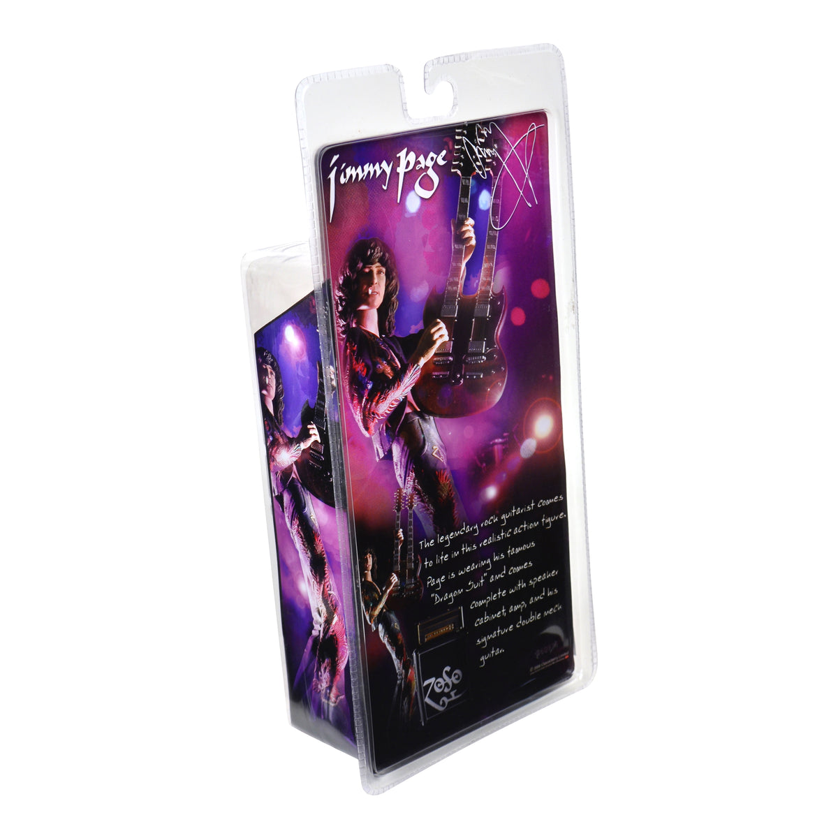 SOLD OUT! Led Zeppelin Collectible: NECA 2006 Jimmy Page Dragon Suite 7" ZOSO Figure