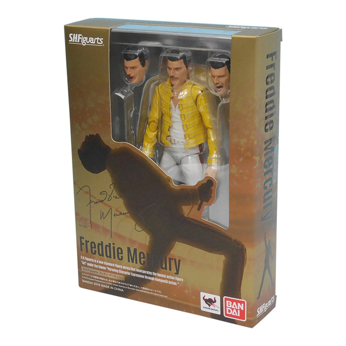 Queen Collectible 2016 Tamashii Nations Bandai SH Figuarts Freddie Mercury Figure