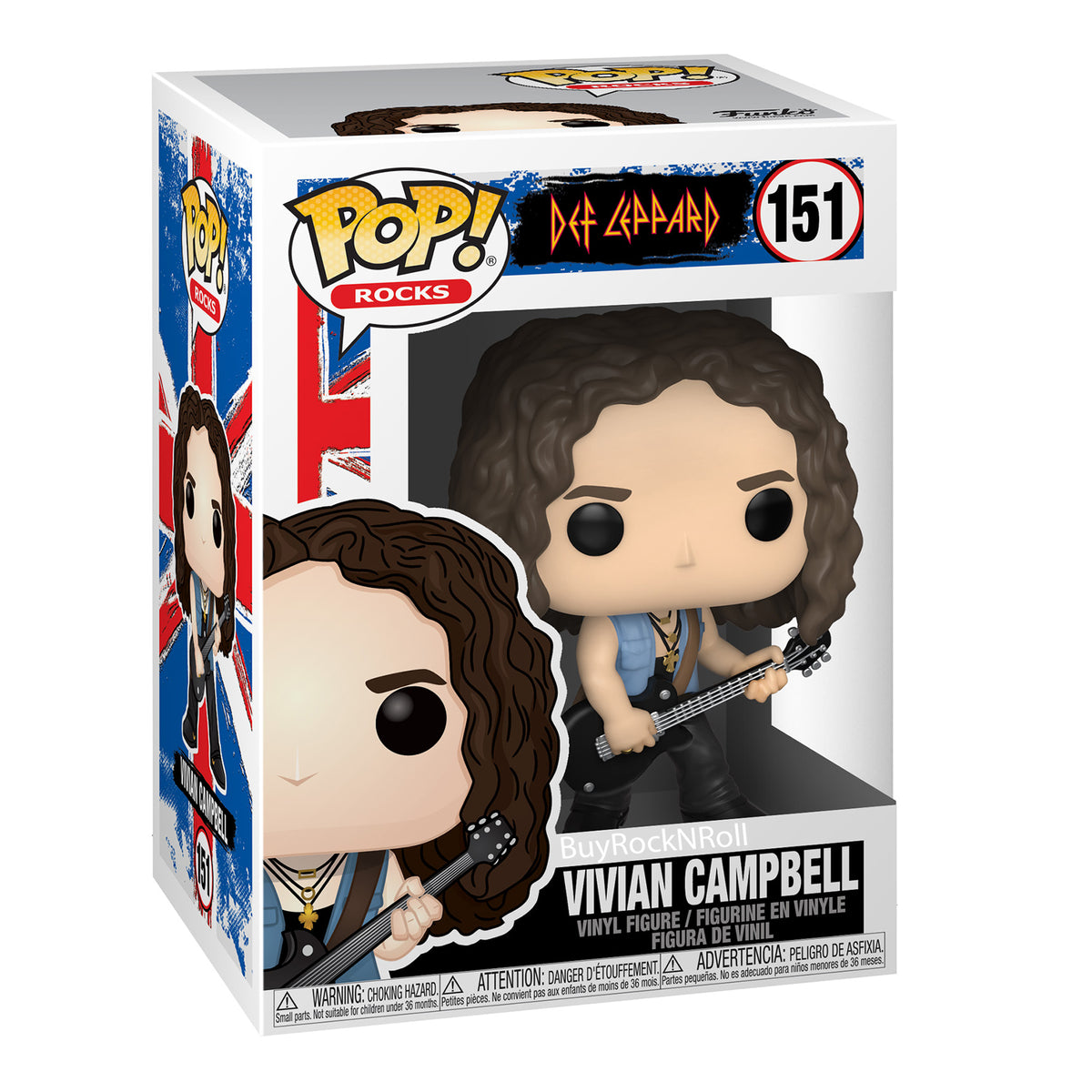 Def Leppard 2020 Handpicked Funko Pop Rocks 5 Figure Set 147 148 149 150 151 NM*