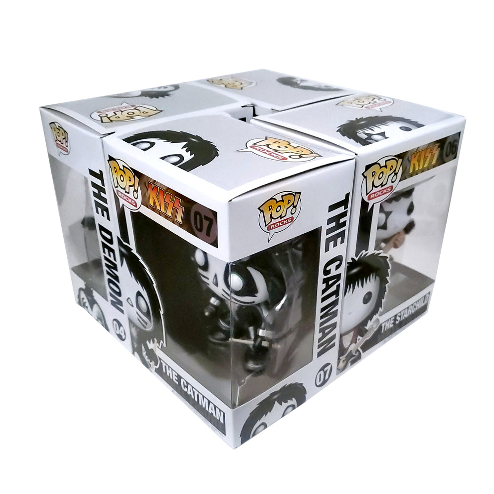 KISS Collectibles 2011 Funko Pop Rocks Series 1 Vinyl Figures Set of 4 - New