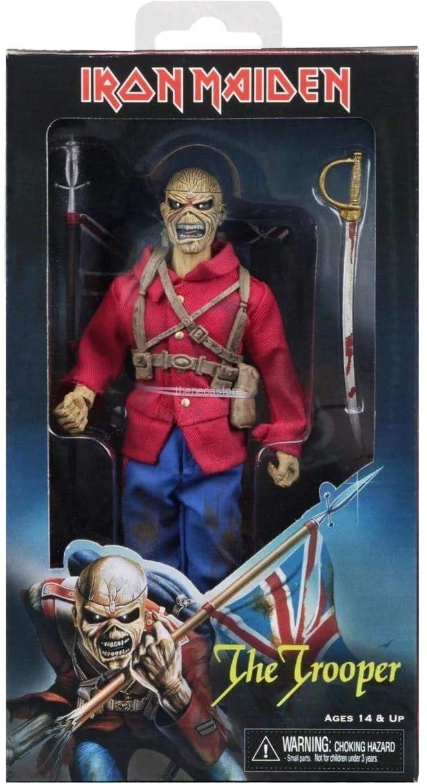Sold Out! Iron Maiden Collectible 2019 NECA Eddie The Trooper 8" Clothed Action Figure