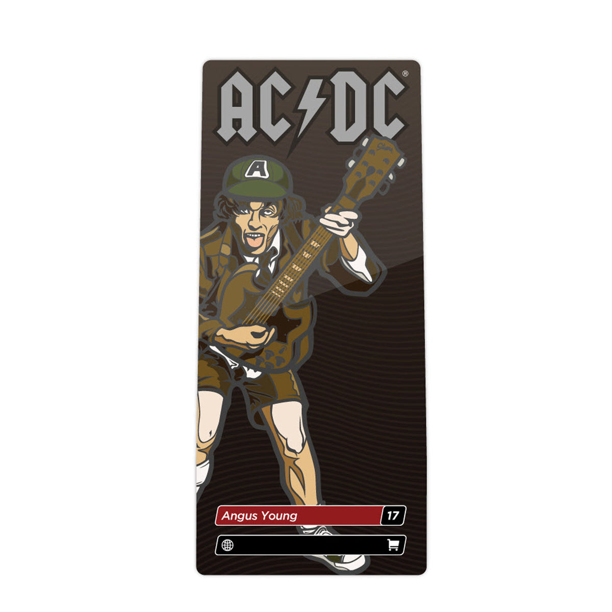 AC/DC Collectible 2017 Handpicked FiGPiN #17 Angus Young Figure High Voltage Pin