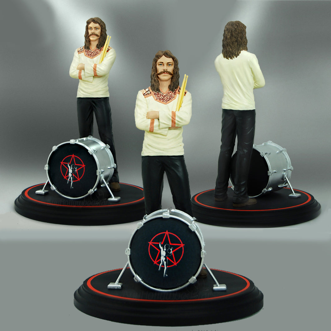 SOLD OUT! RUSH Collectible 2010 KnuckleBonz Rock Iconz Neil Peart Statue #209 of 3000