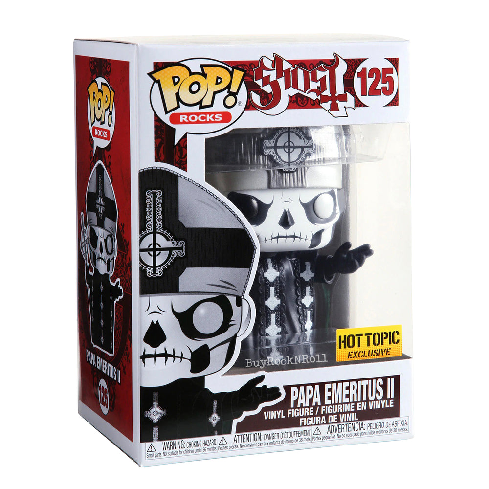 Ghost Collectible NM/MT 2019 Funko Pop Rocks Papa Emeritus II Hot-Topic #125