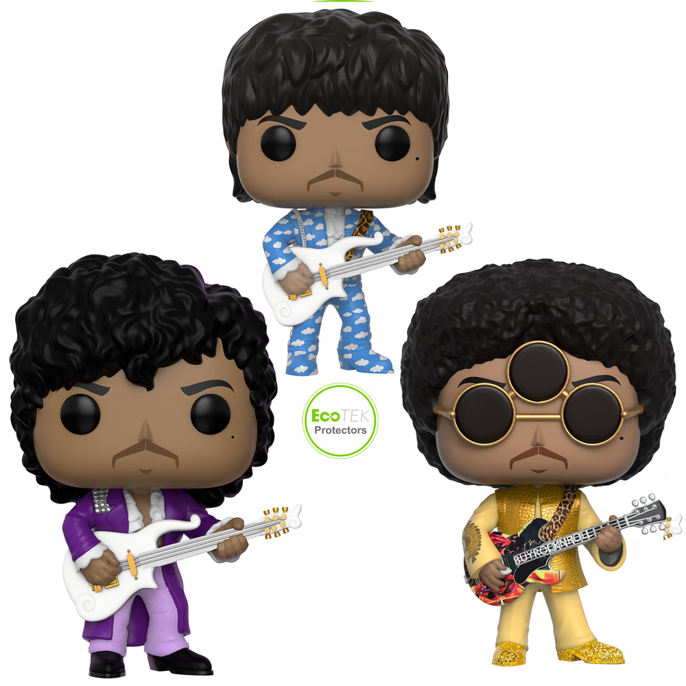 Prince Collectible 2018 Handpicked Funko Pop! Rocks Vinyl Figure Set  #79 #80 #81