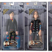 2006 Fall Out Boy Sota Toys Band Figure Set-Spencer Gifts Edition Worn Packaging