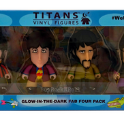 The Beatles 2019 Collectilbe Titans Yellow Submarine Glow in the Dark 3