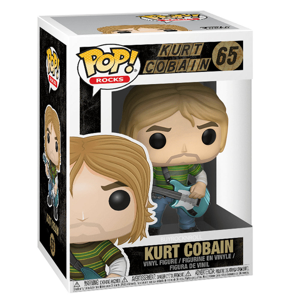 Nirvana Collectible 2017 Funko Pop Rocks Kurt Cobain Teen Spirit #65 Vaulted