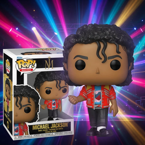 Funko Pop! Rocks #491 Michael Jackson Beat It - NM/MT w/ Acrylic Hard Protector