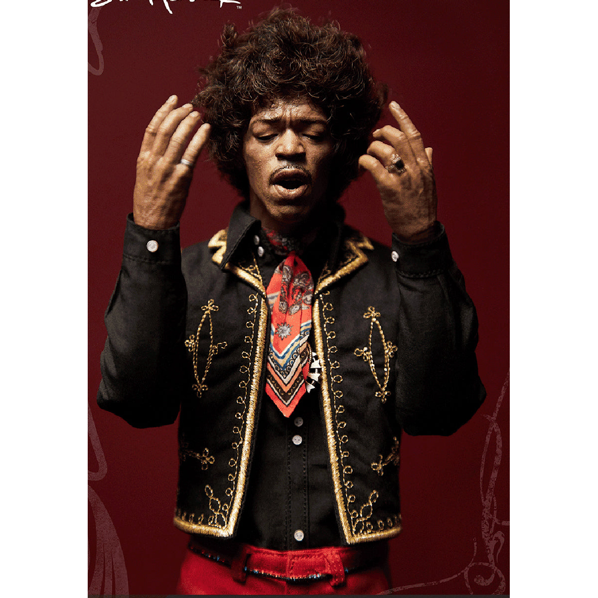 SOLD OUT! Jimi Hendrix Collectible 2020 Blitzway Premium UMS 1/6th Scale Action 12