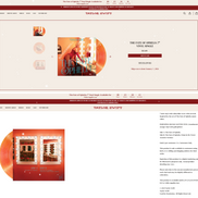 Taylor Swift Store Merchandise: Collectible 2025 The Fate of Ophelia LP Exclusive Single 7
