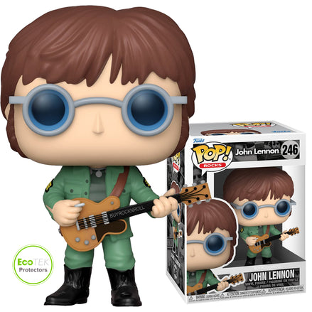 Beatles Collectible 2021 Handpicked Funko Pop Rocks John Lennon Military Figure #246