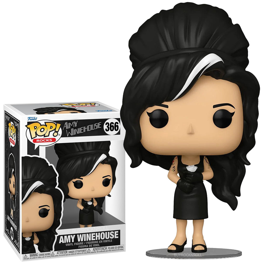 Amy Winehouse Collectible 2023 Funko Pop Rocks! Back To Black Figure #366 EcoTek
