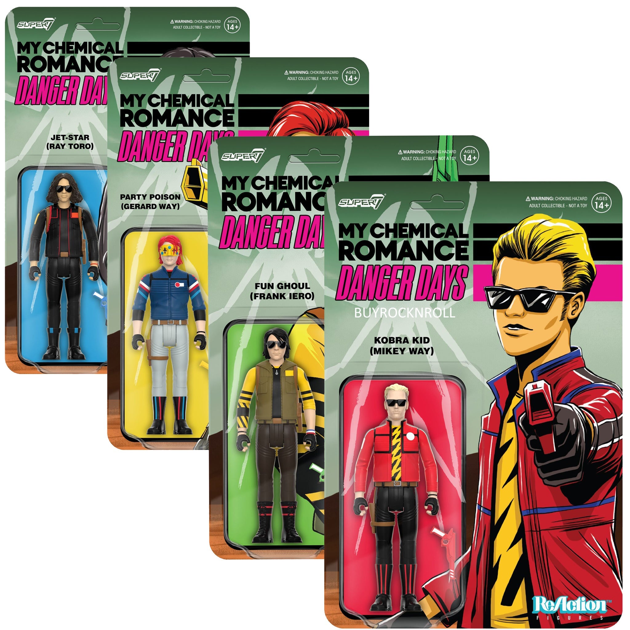 MCR 2023 Super7 Reaction Figure My Chemical Romance ReAction