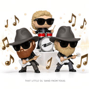 New ZZ Top Funko Pop Rocks Set #164 #165 #166 NM/MT in Acrylic Protectors