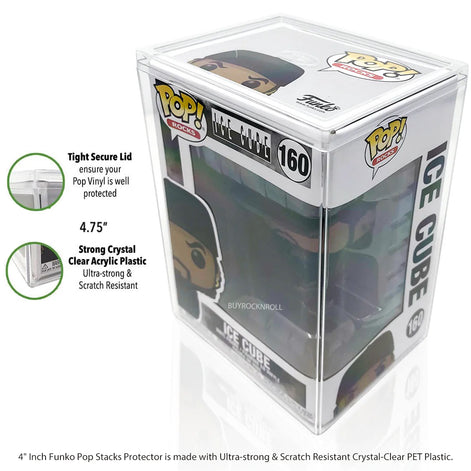 New ZZ Top Funko Pop Rocks Set #164 #165 #166 NM/MT in Acrylic Protectors