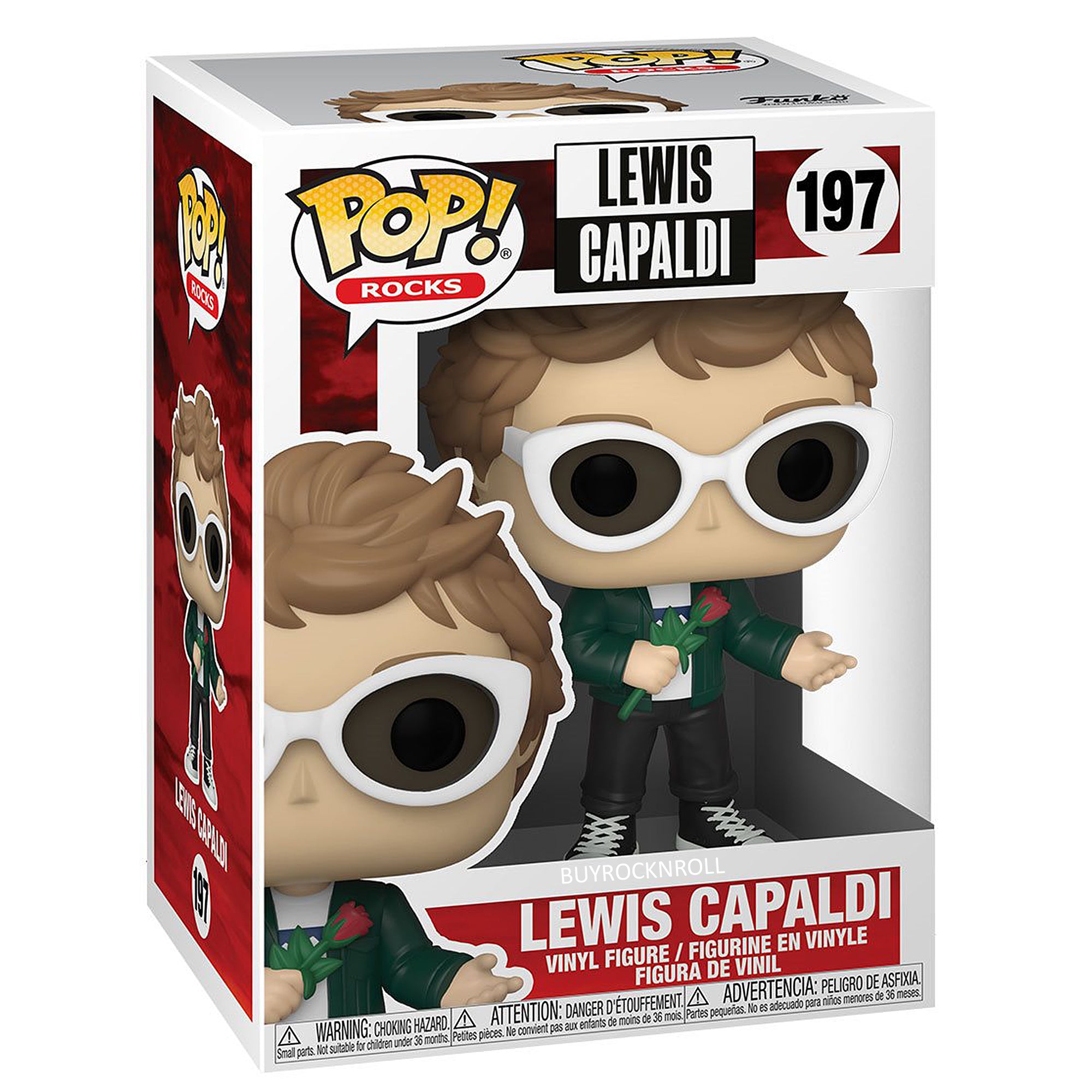 Lewis Capaldi Collectible 2021 Handpicked Funko Pop! Rocks Figure #197