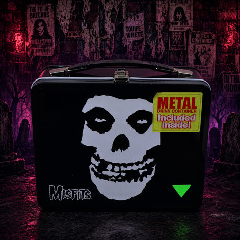 New Misfits 2001 Limited Edition NECA Fiend Lunchbox & Thermos - Crimson Ghost
