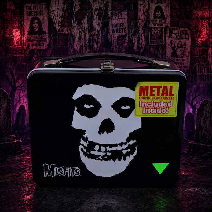 New Misfits 2001 Limited Edition NECA Fiend Lunchbox & Thermos - Crimson Ghost