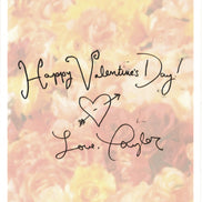 Rare 2019 Taylor Swift 'Our Song' Music Video Prop -Silk Rose Flower & Valentine Photo Card