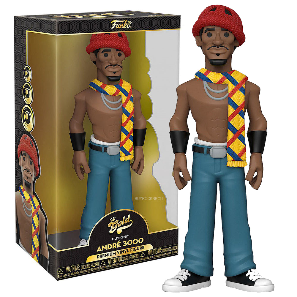 Outkast Collectible Handpicked 2021 Funko Premium Vinyl Gold Andre 3000 12" Figure