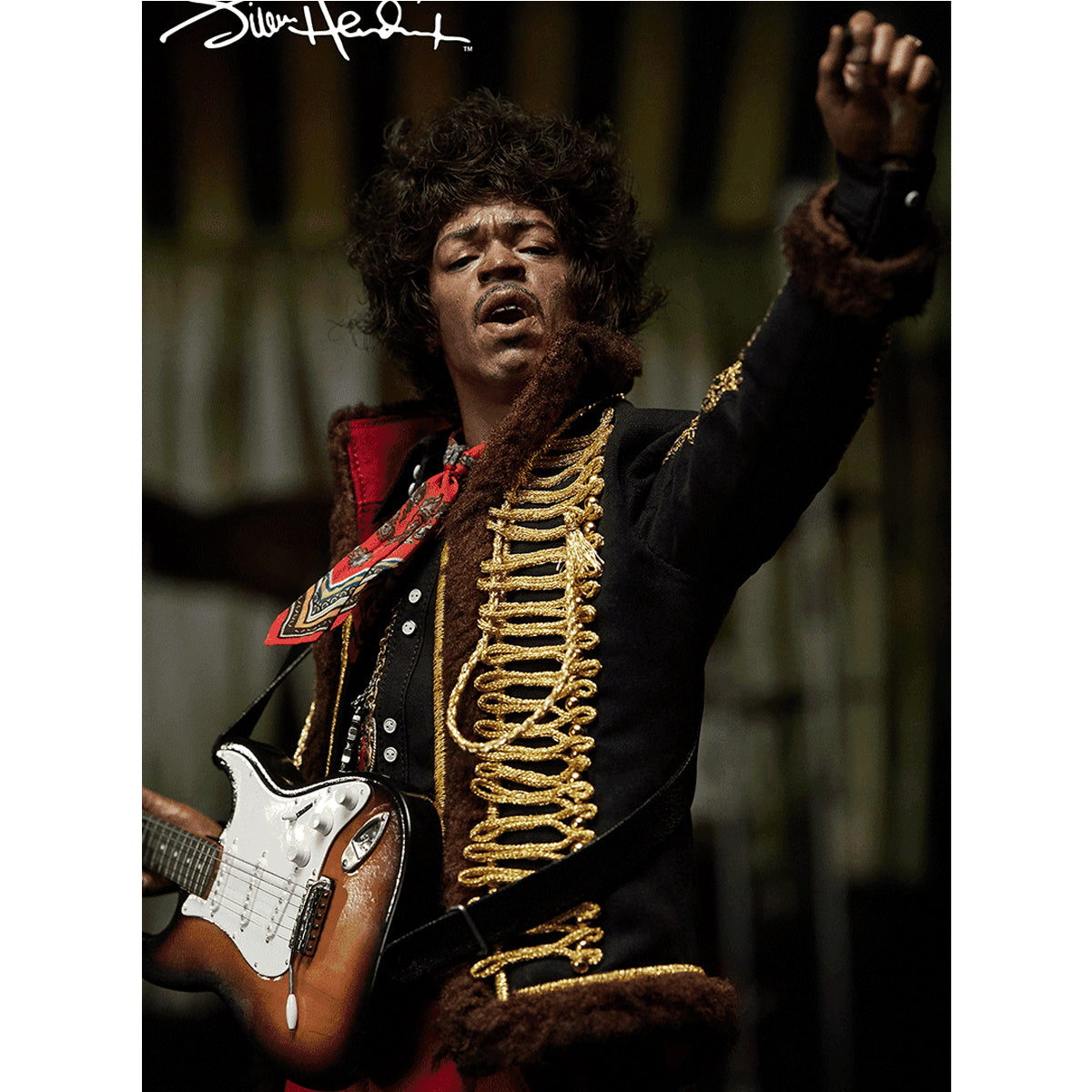 SOLD OUT! Jimi Hendrix Collectible 2020 Blitzway Premium UMS 1/6th Scale Action 12