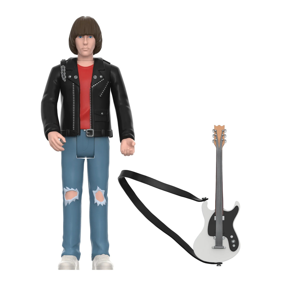 Ramones Collectible Handpicked Super7 Reaction Johnny Ramone Red Shirt Unpunched