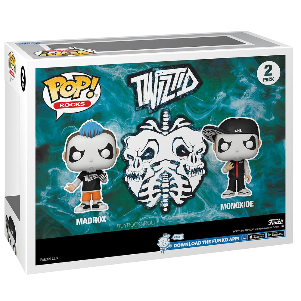 Twiztid Collectible 2023 Handpicked Funko Pop! Rocks Madrox & Monoxide Vinyl Figure Set