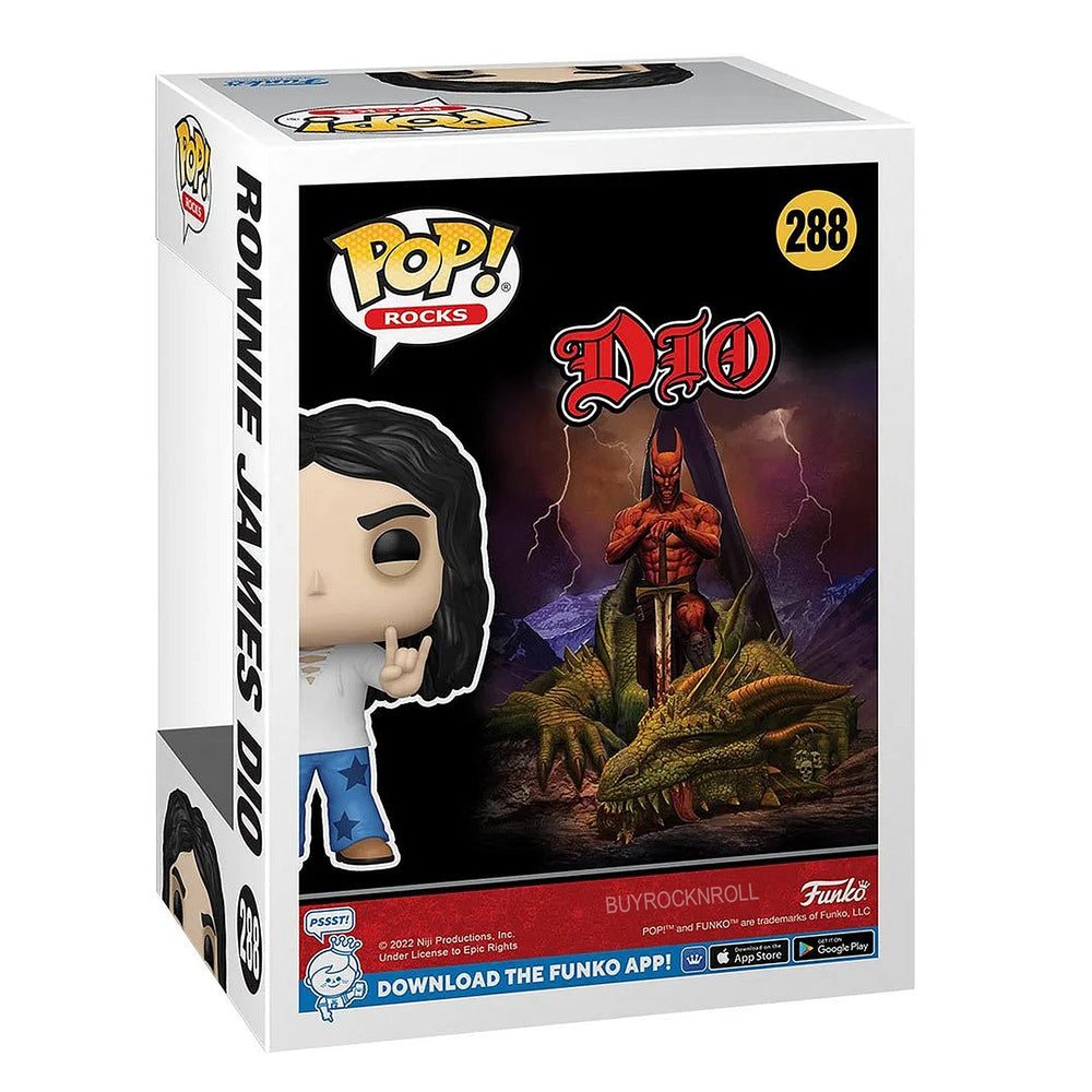 Ronnie James Dio Collectible 2023 Handpicked Funko Pop Rocks Figure