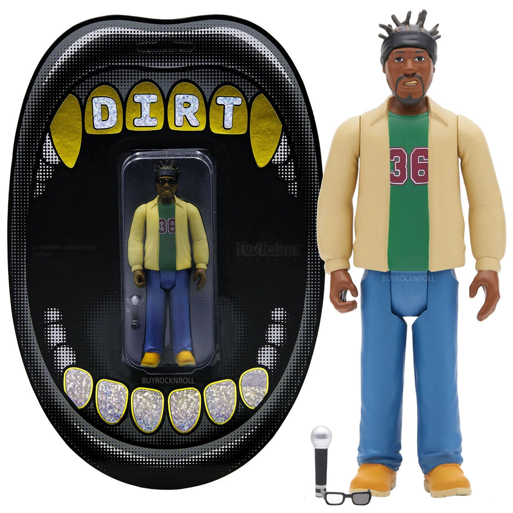 Archived - Ol' Dirty Bastard Collectible 2022 Super7 ODB Reaction Figure Brooklyn Zoo