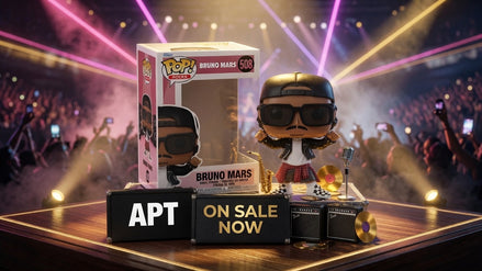 Bruno Mars Funko Pop Rocks #508 APT Ensemble NM/MT in 0.50 mm Premium Protector