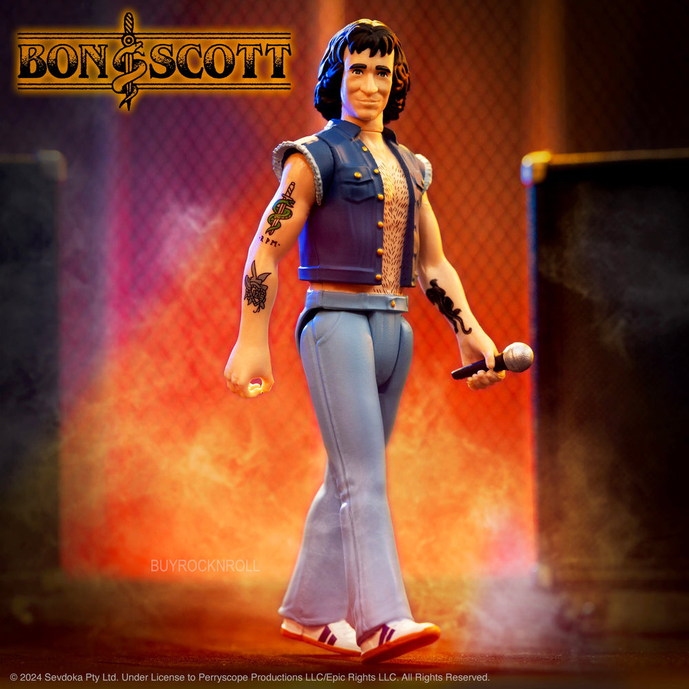 AC/DC 2023 Handpicked Super7 Reaction Bon Scott Rock N Roll Legend Figure Wave 1