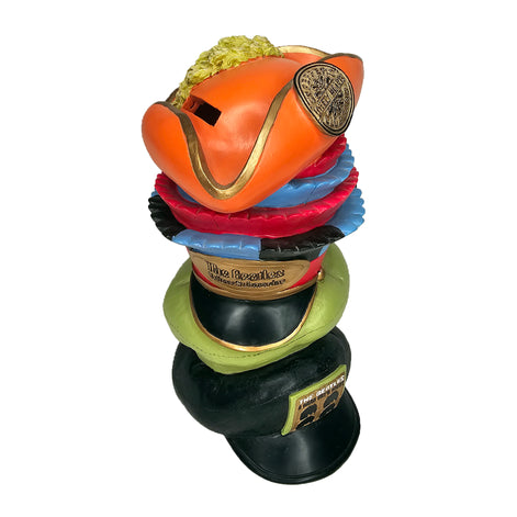 Beatles Collectible 2001 Vandor Sculpted Yellow Submarine Trendsetters (Famous Hats) Coin Bank - Preowned