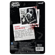 King Diamond Collectible 2024 Super7 Reaction Figure (Halloween) Unpunched Card
