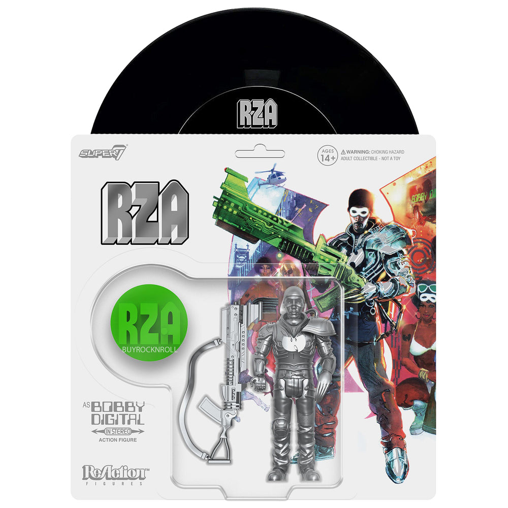 Bobby Digital Box Set Metallic Silver w/45 adapter RZA's B.O.B.B.Y. & Holocaust (Silkworm)