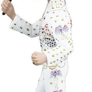 Elvis Presley Collectible Royal Bobbles Hawaiian Eagle Suit Bobblehead Figure