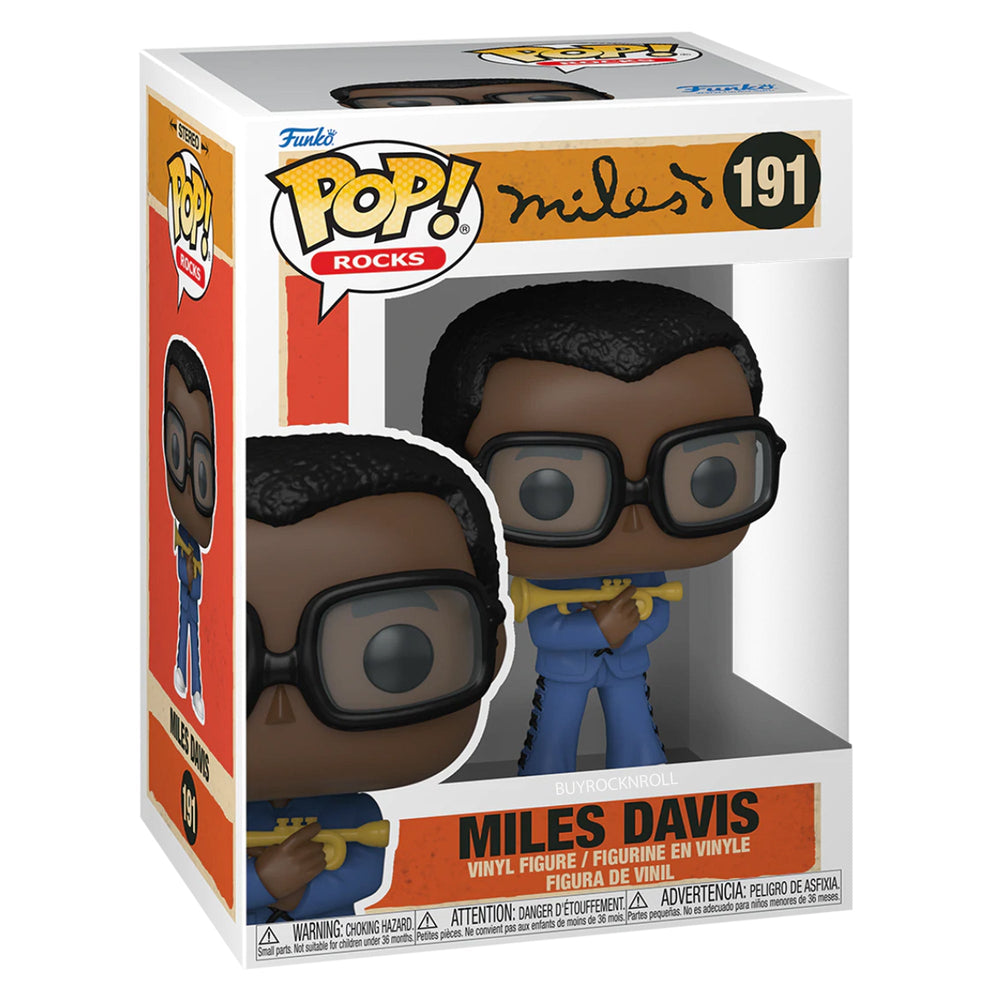Miles Davis Collectible Handpicked 2022 Funko Pop Rocks Figure #191 in EcoTek