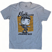 New Funko Pop Rocks Tees Elvis Jailhouse Rock Size L Deadstock T-Shirt