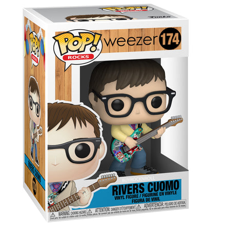 Weezer 2020 Funko Pop Rocks Rivers Cuomo Figure #174 in EcoTek Acrylic Protector