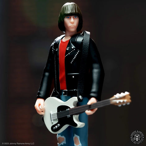 Ramones Collectible Handpicked Super7 Reaction Johnny Ramone Red Shirt Unpunched