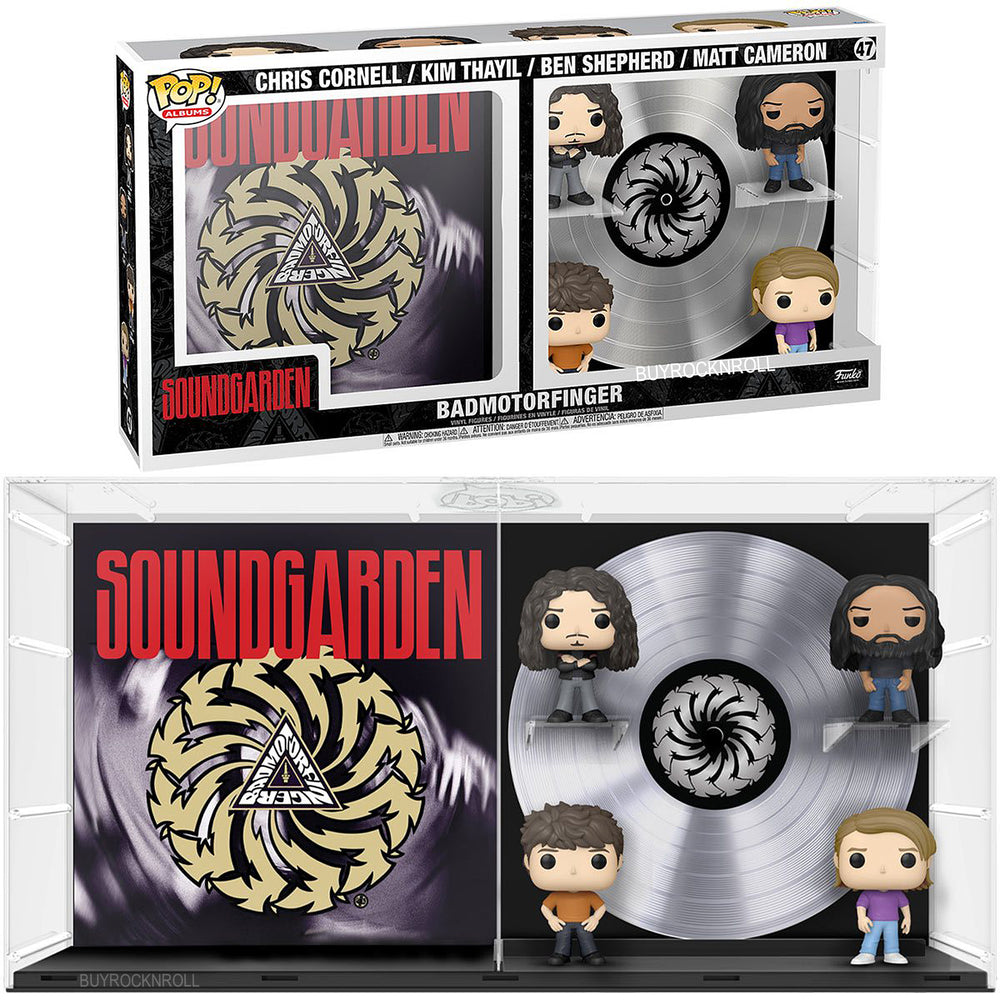 Soundgarden 2023 Collectible Badmotorfinger Deluxe Pop! Albums Figure #47