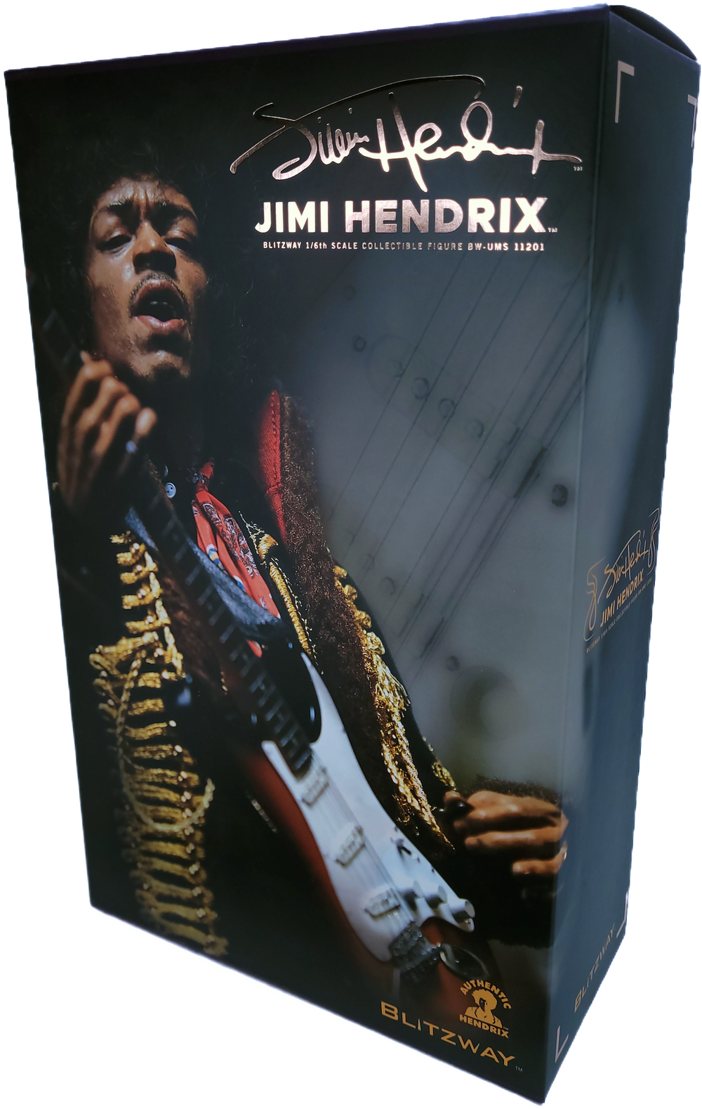 OPENED ITEM: Jimi Hendrix Collectible 2020 Blitzway Premium UMS 1/6th Scale Action 12" Figure
