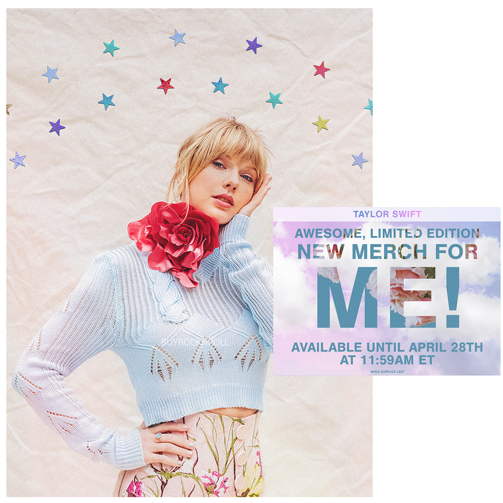 Taylor Swift Store 2019 Merchandise: Collectible ME Lithograph w Stars-Pristine