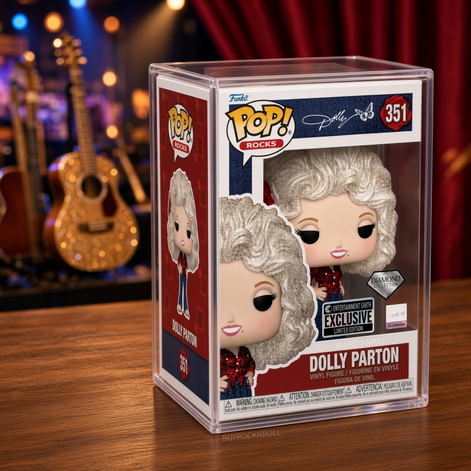 New Dolly Parton Collectible Funko Pop Rocks Diamond 1977 Tour Figure #351 NM-MT