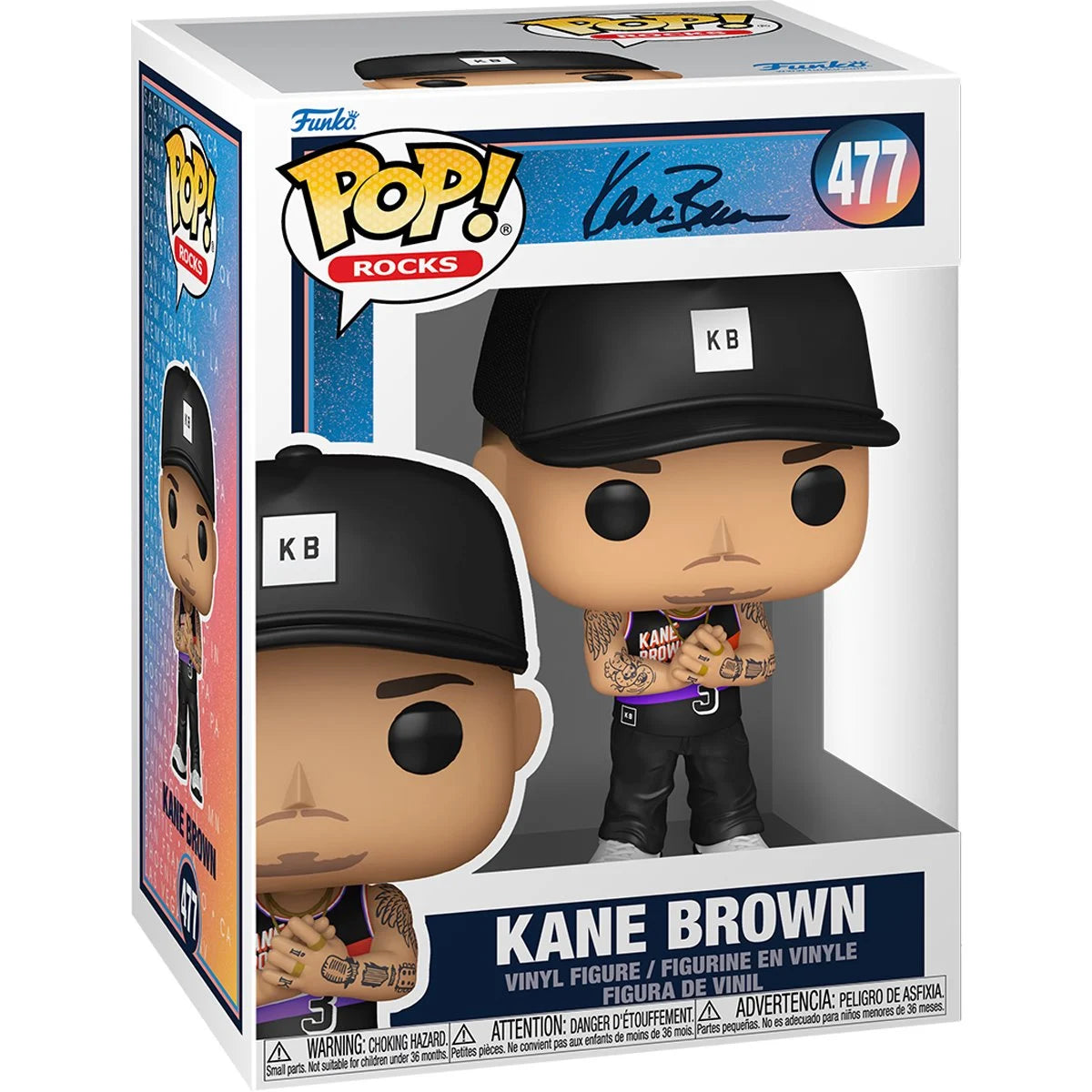 Kane Brown Collectible Funko Pop Rocks Vinyl Figure #477