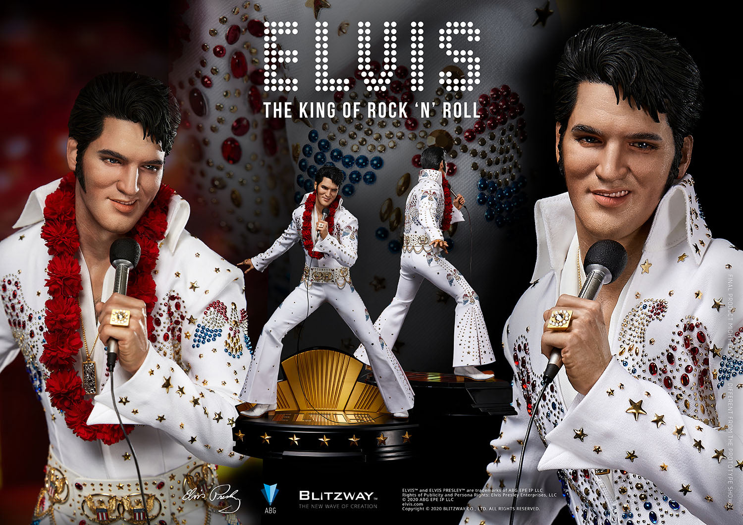 Elvis Presley Collectible 2021 Blitzway 